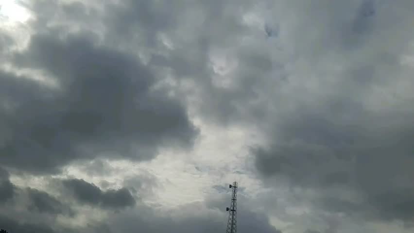 The most beautiful wide natural view of the clouds time-lapse ⛅️ video  a tower. 
this is a close-up shot of a clouds timelap  video. 