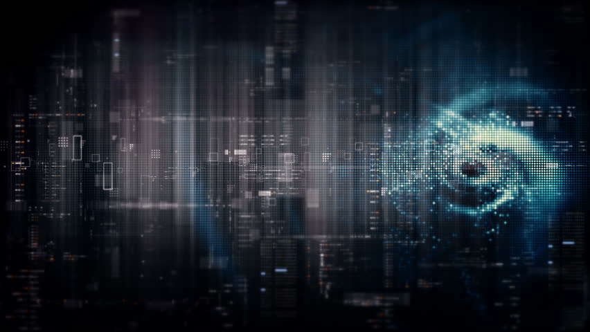 Abstract particle motion with vibrant colors, digital flowing particles, VR, futuristic sci-fi, tech innovation, and immersive cyber space background