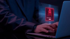 Popup alert message displays a malware detection warning on a digital interface, showing cyber threat notification for system security and virus protection concept. - Powered by Shutterstock - Get 15% off with code: PIKWIZARD15