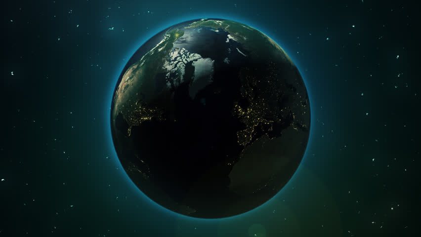 Animated satellite-style map focusing on Afghanistan with a bold red highlight and geographic labeling. Ideal for educational videos, geopolitical news, documentaries, or country-based presentations.