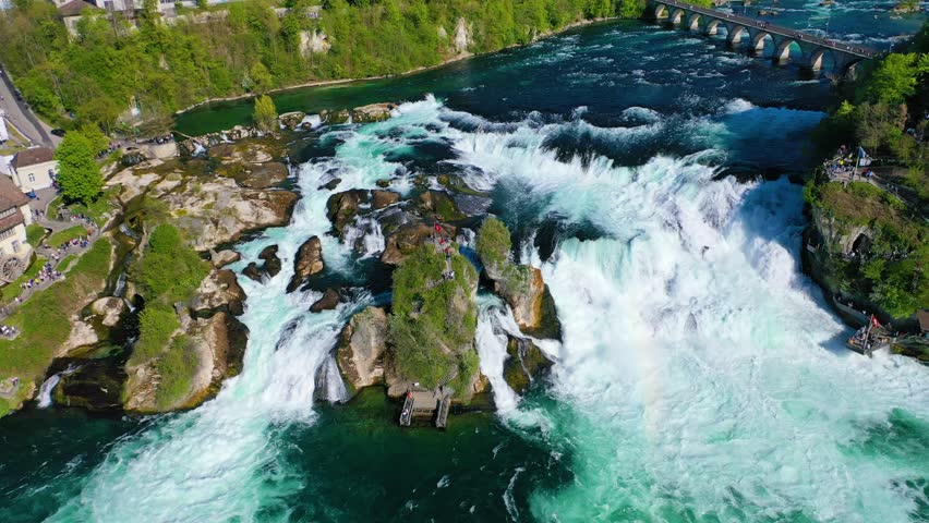 Rhine falls in schaffhausen, Switzerland