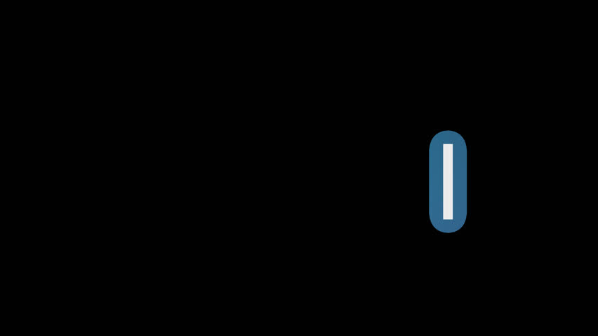 Motion text READY with gradient rounded shape.