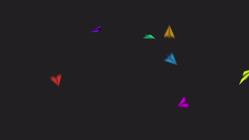 Colorful rockets fly in smooth motion with glowing trails. Loop-ready, alpha channel, 1080p FHD. Perfect for explainer videos, startups, and creative storytelling projects.