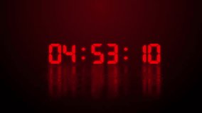 This video features a five minute countdown timer with a red digital display. Perfect for timekeeping, deadlines, and various timing applications. - Powered by Shutterstock - Get 15% off with code: PIKWIZARD15