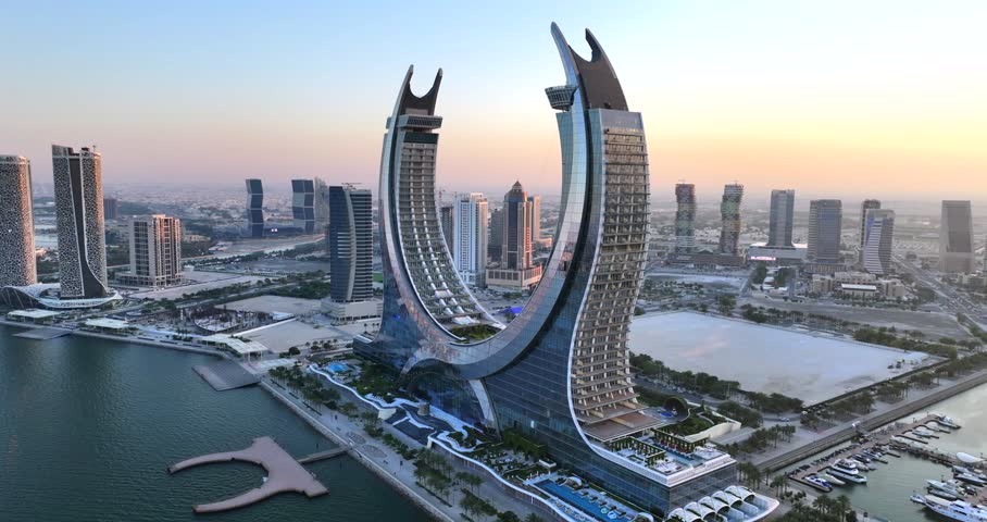 Lusail Qatar Skyline in Doha, capital of Qatar