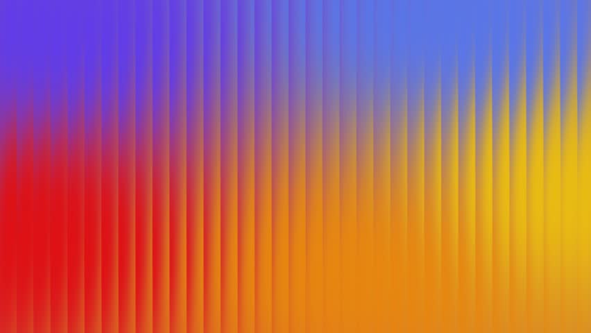 Multicolor glass gradient animation with vibrant transitions.
A dynamic blend of yellow, purple, blue, and red hues glowing through rippled vertical glass.