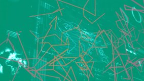 Opening map appearing, network expanding meshes pulsing nodes highlighting global connections. Technology, connectivity, innovation, data, visualization, digital, global - Powered by Shutterstock - Get 15% off with code: PIKWIZARD15