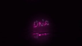DNA Glowing Neon Lines Forming Reflection on Wet Surface Animation - Powered by Shutterstock - Get 15% off with code: PIKWIZARD15