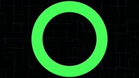 Retro Countdown Timer 1983 Digital Clock Futuristic Abstract Design Animated Circular Dial with - Powered by Shutterstock - Get 15% off with code: PIKWIZARD15