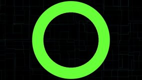 Retro Digital Countdown Animation 1985 Futuristic Circular Design Abstract Background Neon Green - Powered by Shutterstock - Get 15% off with code: PIKWIZARD15