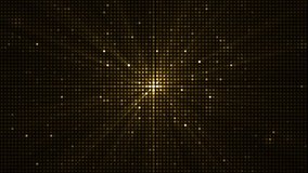 Flashing golden LED lights party background. Glowing disco video wall animation. Full HD and looping warm glittering gold LEDs motion background.  - Powered by Shutterstock - Get 15% off with code: PIKWIZARD15