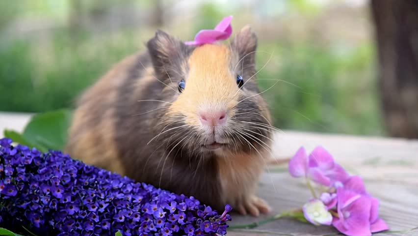 Guinea pig  exotic nature pets mouse rats room wildlife loop package