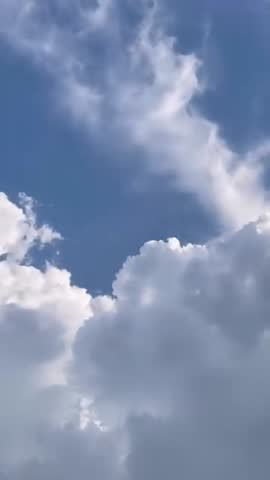 Beutiful cloudy bright sky view