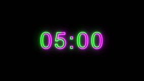 Five Minute Digital Timer. Five Minute Digital Timer. 5 Minute Digital Negative Countdown Sci-Fi light Effects electronic protection. HUD user interface with technology stopwatch Digital Countdown. - Powered by Shutterstock - Get 15% off with code: PIKWIZARD15