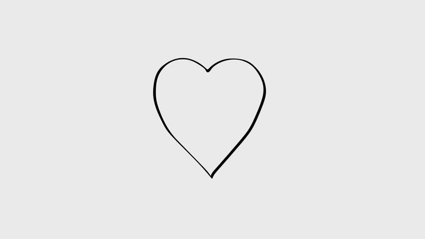 2d Animation cartoon character drawing of a beating heart puff into smoke cloud on white, black and green screen in 4k ultra-high-definition.