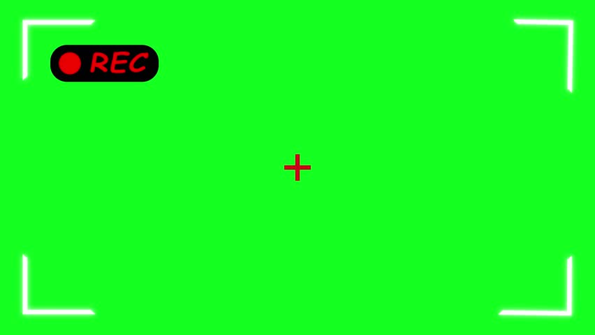 Flat design REC frame icon. Live recording streaming icon. Red button web tv online broadcasting. Video recording live animation with on black background.