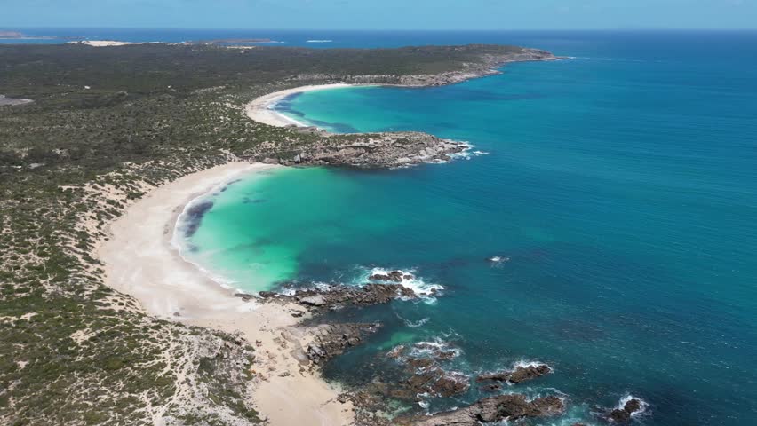 The beautiful Shell Beach on the Eyre Peninsula in South Australia.