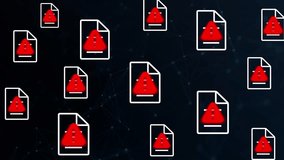 Alert spam virus message caution sign for notification on internet threat security. Harmful, junk mail and Trash, Spam email pop up warning. - Powered by Shutterstock - Get 15% off with code: PIKWIZARD15