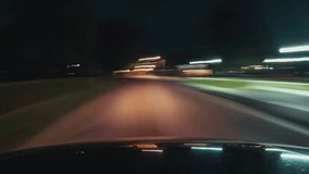 A captivating time-lapse video of a car driving along the highway, showcasing fast-moving traffic, changing landscapes, and dynamic sky views in a seamless journey - Powered by Shutterstock - Get 15% off with code: PIKWIZARD15