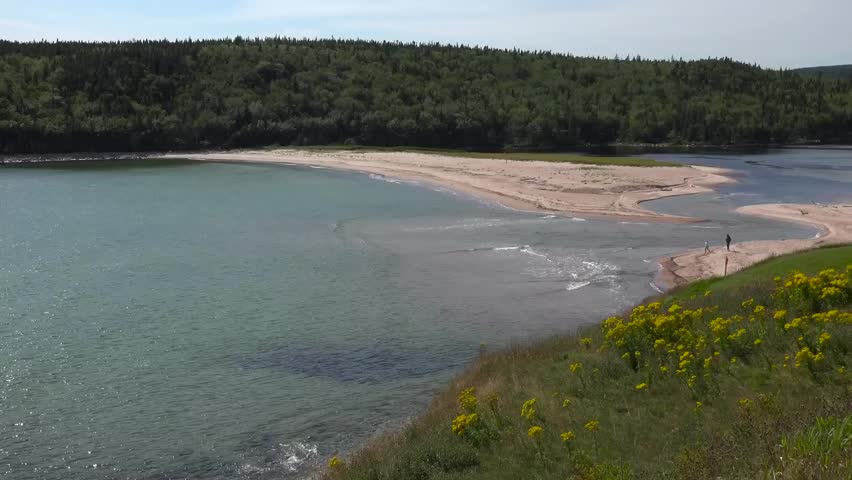 Beautiful landscape of Cabot trail nova scotia canada