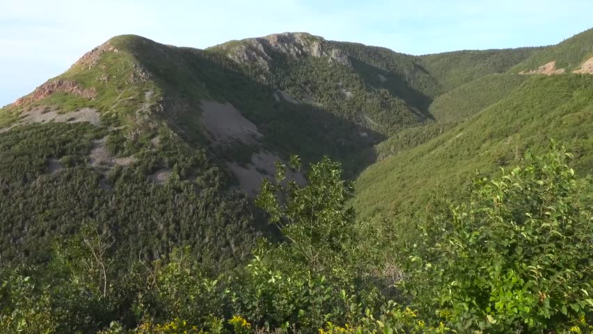 Beautiful landscape of Cabot trail nova scotia canada