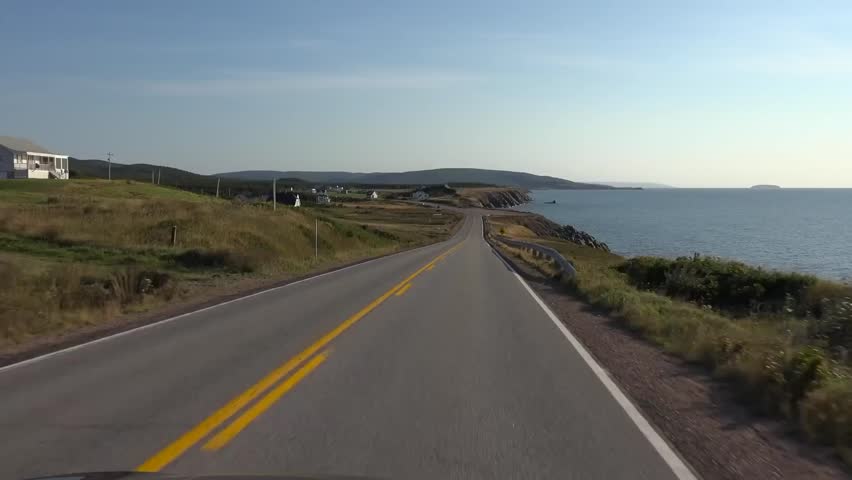 Beautiful landscape of Cabot trail nova scotia canada