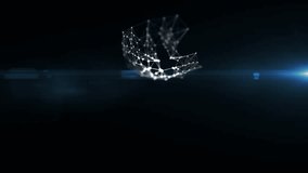 Futuristic AI chip on circuit board. data center. Cyber innovation automation autonomous brain. Generative AI neural network 3D background. Animated. Digital technology. Central computer processor CPU - Powered by Shutterstock - Get 15% off with code: PIKWIZARD15