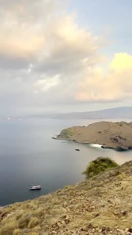 Magnificent landscape with a view of the sea.