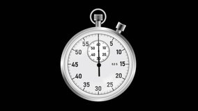 
Realistic Animated Stopwatch CloseUp with a Running Red Line on the Needle Tip and Render Mask on Black Background - Powered by Shutterstock - Get 15% off with code: PIKWIZARD15