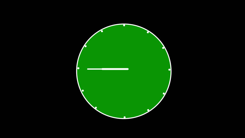 Fast Ticking Clocks with green background in minimalist style. Modern ticking watch, trendy dial, elegant clock design, perfect for creative visuals.