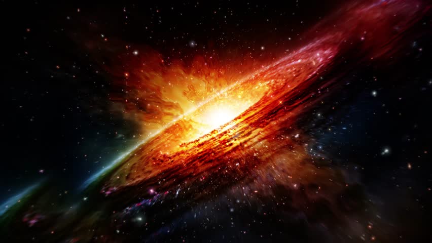 Loop gold ring galaxy space travel nebula in deep space abstract sci fi background  . 4K 3D seamless loop Sci-Fi Space flight to glow energy gas dust cloud nebula galaxy