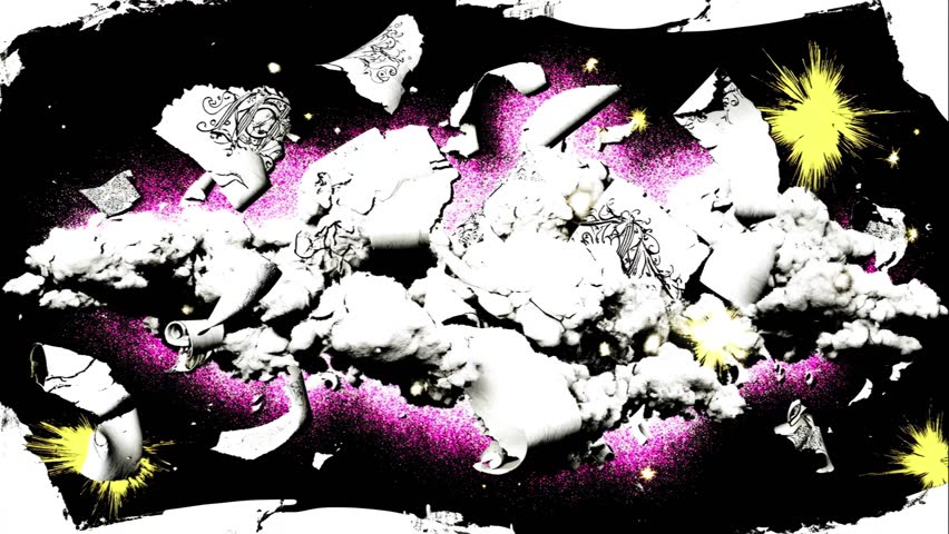 A mystical circle is broken: bright symbol lines in anime style are chaotically interrupted on a dark background. The image of a broken seal adds magical drama to the scene.