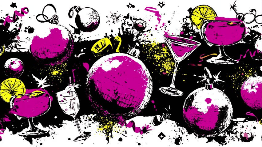 Bring the disco to life through colored lights, sparkles, and sparkling party vibes. A playful feel mixed with vibrant detail makes this seamless loop truly unique. Designed for use in dynamic visuals