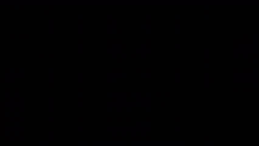 Number 25. Glitch Text Animation Effect on Old Interference Screen. 4K Video - 4K Resolution