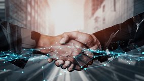 
conceptual business handshake with dashboard for financial data analysis - Powered by Shutterstock - Get 15% off with code: PIKWIZARD15