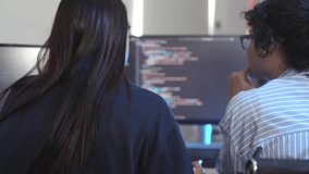 Cybersecurity experts reviewing encrypted code for a decentralized application. Developers collaborating on blockchain architecture and quantum-safe algorithms in a secure command center environment. - Powered by Shutterstock - Get 15% off with code: PIKWIZARD15