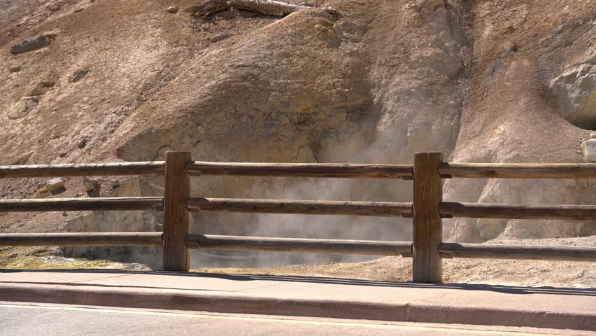 Lassen Volcanic National Park Sulphur Works Viewpoint California USA