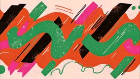 Seamless animated loop combining graffiti, comic book style, neon zigzags, and cyberpunk pop visuals. Perfect for edgy VJ content and 80s–90s inspired designs. - Powered by Shutterstock - Get 15% off with code: PIKWIZARD15