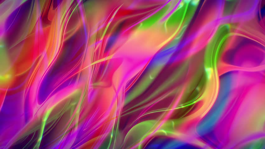 Seamless 4K Loop of Abstract Liquid Texture with Organic Psychedelic Flow in Violet and Pink for Relaxation, VJing and Visual Meditation
