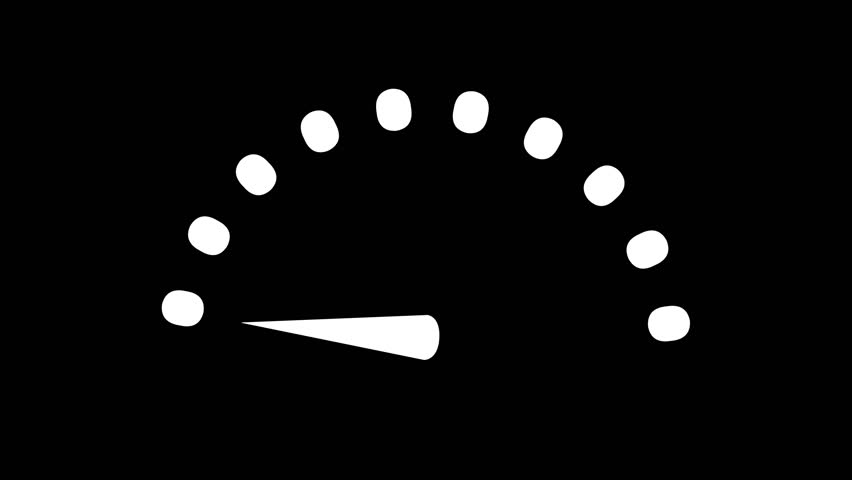 Scale Dial needle gauge indicator travel from left to right 180 degrees