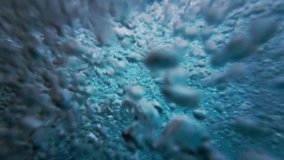 Turbulent whirlpool water bubbles churning over immersive screen - Powered by Shutterstock - Get 15% off with code: PIKWIZARD15