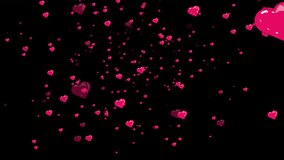Floating Pink Hearts Seamless Animation with Transparency - Powered by Shutterstock - Get 15% off with code: PIKWIZARD15
