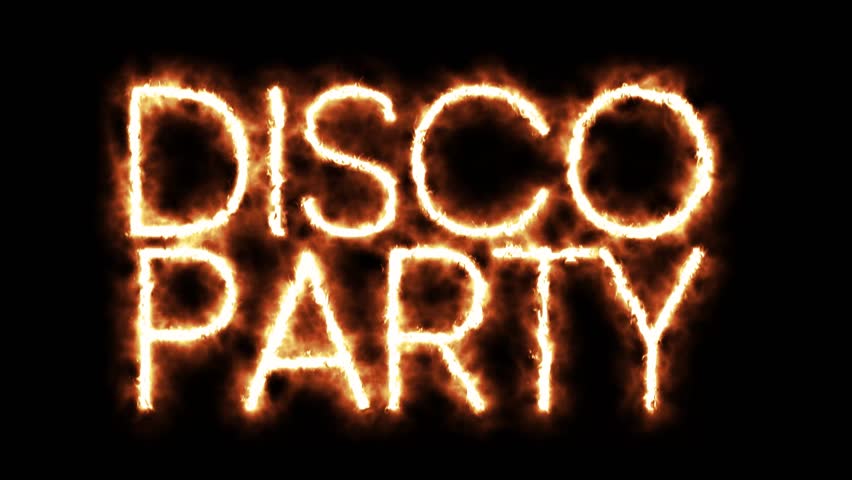 Disco Party neon sign. Neon sign disco party night club.	
