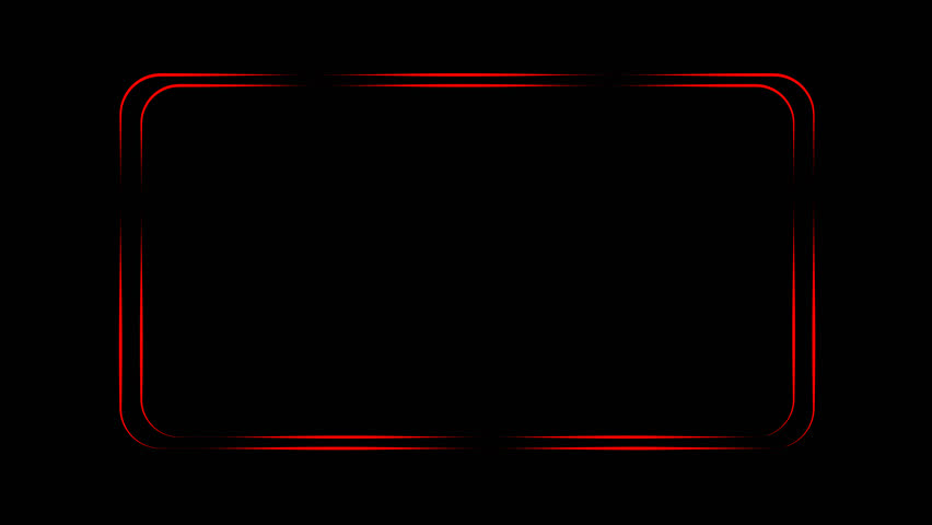 frame with electric power round border glowing, burning flame sign.  rectangle fire with electric power around frame lights. frame in pink and purple. Looping line motion animation. 4k animation