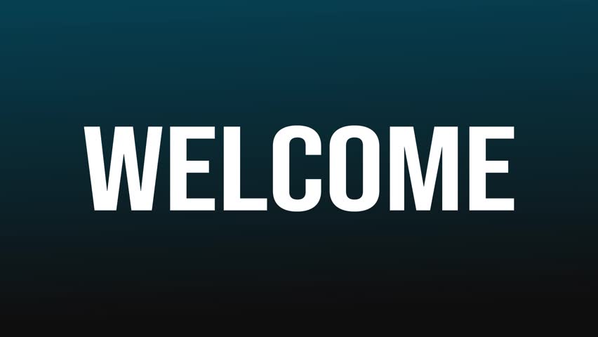 Welcome Particle Text Animation, After Effects Template