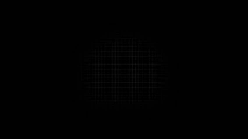 Glowing neon line money bag icon with lock, isolated on black background, vibrant finance symbol, secure money icon, digital neon design, modern glowing line art, stock vector.