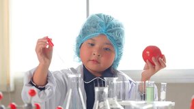 Little Scientist Experiments with Chemical Mixing For young children to learn the basics of science, experiment with careers. - Powered by Shutterstock - Get 15% off with code: PIKWIZARD15