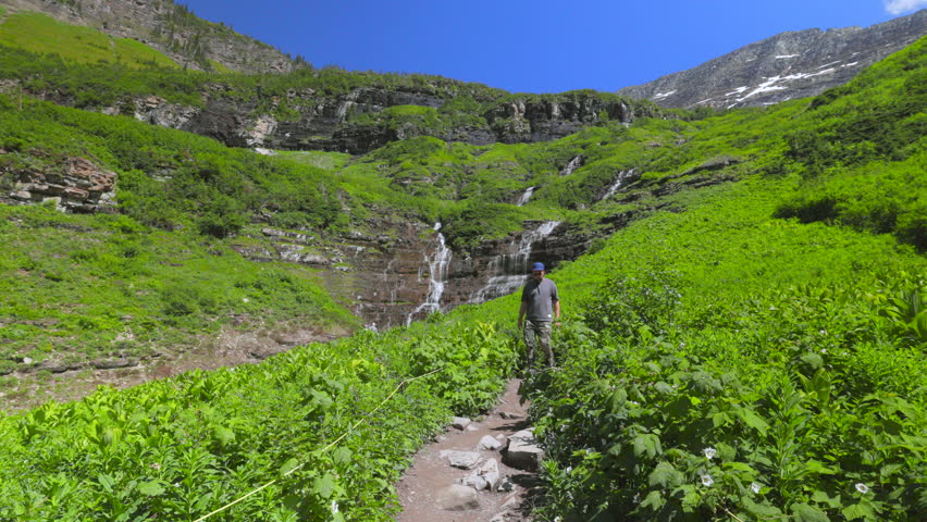 Explore the breathtaking landscapes of Glacier National Park in Montana, featuring lush greenery, waterfalls, and majestic mountains, ideal for outdoor enthusiasts and nature lovers