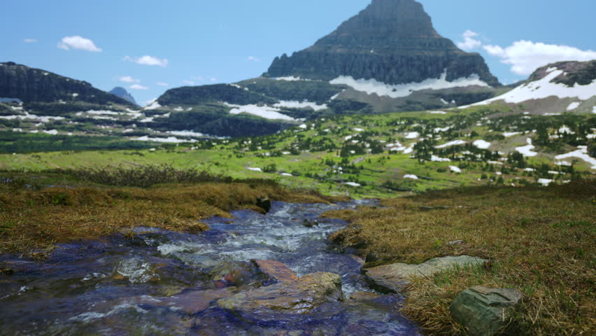 Discover the stunning beauty of Glacier National Park in Montana, featuring incredible landscapes, flowing streams, and majestic mountains, perfect for adventure lovers and nature enthusiasts