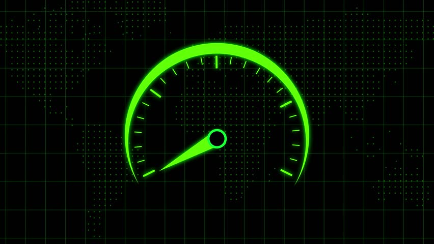 Fuel indicator icon, Engage with Expressive Meter, Tachometer, and Speedometer Animation. Car fuel dashboard moving up. Speed meter animation.